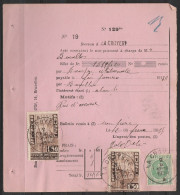 Prôtet Affr. N° 209+2x388 Càd LA CROYERE/2 II 1935 - Covers & Documents