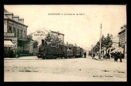 02 - SOISSONS - TRAMWAY A VAPEUR AVENUE DE LA GARE - Soissons