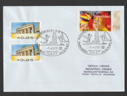 Germany Cover 2011 Berlin Kunstturm - EM. Postal Weight 0,04 Kg. Please Read Sales Conditions Under Image Of Lot (Kasse1 - Gymnastiek