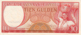 Surinam, (468), 10 Gulden De 1963, P. 121, UNC - Surinam