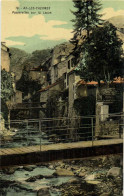 AX LES THERMES Passerelle Sur La Lauze Colorisée Toilée  RV - Ax Les Thermes