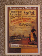 NEDERLANDSCH AMERICA ROTTERDAM POSTER ADVERT - MODERN - Steamers