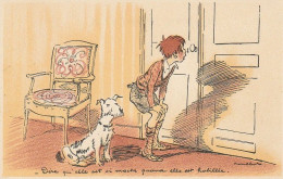 POULBOT - SERIE ZOZO MONTMARTRE - N°15 - " DIRE QU'ELLE EST SI MOCHE QUAND ELLE EST HABILLEE."." - Poulbot, F.