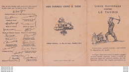 I2- ILLUSTRATEUR POULBOT LIGUE NATIONALE CONTRE LE TAUDIS  POCHETTE DE 5 CPA + POEME DE VICTOR HUGO - TOUS LES SCANS - Poulbot, F.