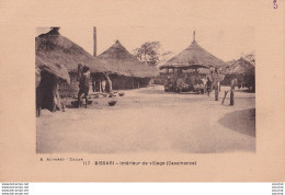 SENEGAL BISSARI INTERIEUR DE VILLAGE CASAMANCE - EDIT. A.  ALBARET - ( 2 SCANS ) - Senegal