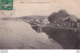 I3-58) DECIZE - NIEVRE - LA LOIRE ET LE BOULEVARD DU PORT - EN  1914 - Decize