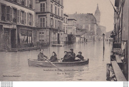 I4-75) PARIS - XII EME - INONDATION  DE JANVIER - FEVRIER - 1910 - RUE DE BERCY - ( 2 SCANS ) - Arrondissement: 12