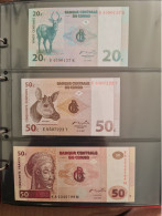 Billets Congo/ Lot De 3 Billets Neufs. 20 Centimes, 50 Centimes, Et 50 Francs Makumi - Non Classés