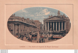 I18- LONDON - THE  BANK OF ENGLAND &  ROYAL EXCHANGE - ( 2 SCANS ) - Altri & Non Classificati