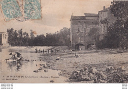 I20-81) SAINT PAUL CAP DE JOUX - TARN - LES MOULINS ET LA CHAUSSEE - LES LAVANDIERES - EN 1907 - Saint Paul Cap De Joux