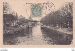 I20-45) MONTARGIS - LA PASSERELLE SUR LE CANAL - EN 1904 - Montargis
