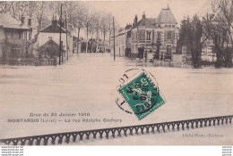 I20-45) MONTARGIS - CRUE DU 20 JANVIER 1910 -  LA RUE ADOLPHE COCHERY - CLICHE PHOTO RECLAME - Montargis