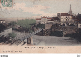 I31-31) MURET - VUE SUR LA LOUGE - LA PASSERELLE  - EN  1907 - Muret