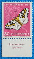 1957 Zu J 170 PRO JUVENTUTE Avec TABS En Allemand ** / MNH SBK 5,20 - Ungebraucht