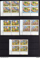 CITTÀ DEL VATICANO VATICAN VATIKAN CITY 1988 POSTA AEREA AIR MAIL VIAGGI DEL PAPA POPE'S TRAVELS 1987 SERIE COMPLETA MNH - Luftpost