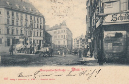 Wien 6. Bezirk Mariahilf: Gumpendorferstraße Ecke Kaunitzgasse, 1899 !!! - Andere & Zonder Classificatie