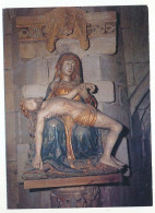 CPSM / CPM 10,5 X 15 Morbihan PONTIVY Château Des Rohan XV° S.Statue Vierge De Pitié Pierre Polychrome - Pontivy