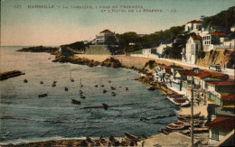 CPA Marseille La Corniche L'Anse Du Prophete Et L'Hotel De La Reserve - Endoume, Roucas, Corniche, Strände