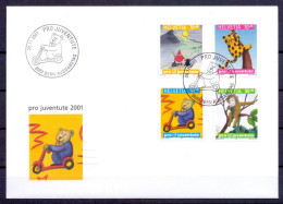 (alm)  SUISSE PRO JUVENTUTE  FDC 2001 - FDC