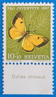 1957 Zu J 169 PRO JUVENTUTE Avec TABS En Latin ** / MNH - Ungebraucht