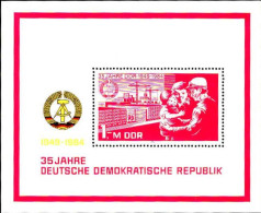 Rda Bloc N** Yv: 76 Mi:78 35.Jahre Deutsche Demokratische Republik - Sonstige & Ohne Zuordnung