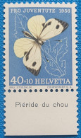 1956 Zu J 167 PRO JUVENTUTE Avec TABS En Français ** / MNH - Ungebraucht
