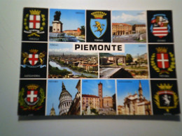 Cartolina Viaggiata "PIEMONTE" Vedutine 1971 - Sonstige & Ohne Zuordnung