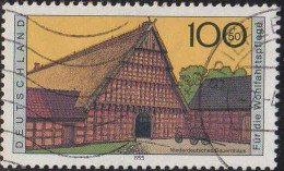 RFA Poste Obl Yv:1653 Mi:1821 Niederdeutsches Bauernhaus (Beau Cachet Rond) - Other & Unclassified