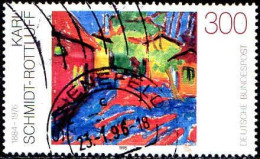 RFA Poste Obl Yv:1608 Mi:1776 Karl Schmidt-Rottluff Paysage (Beau Cachet Rond) - Modern