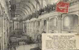 CPA Paris Hotel Des INvalides Chapelle St Louis Cote Ouest Drapeaux Pris A L'ennemi - Other Monuments
