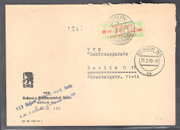 DDR. ZKD-Brief Mit  EF. Mi.-Nr. 30 I P - Sonstige & Ohne Zuordnung