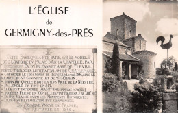 45-EGLISE DE GERMIGNY DES PRES-N°4466-B/0263 - Sonstige & Ohne Zuordnung