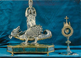 06 - Lucéram - Église De Lucéram - Sainte-Marguerite Issant Du Dragon Et Reliquaire De Sainte-Marguerite (Xve Siècle) - - Lucéram
