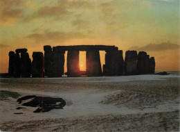 England Stonehenge Wiltshire Winter Sunset - Stonehenge