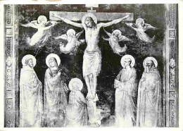 Art - Peinture Religieuse - Florence - Firenze - Ognissanti - Sagrestia - Crocifissione - Maniera Di Taddeo Gaddi - CPM - Gemälde, Glasmalereien & Statuen