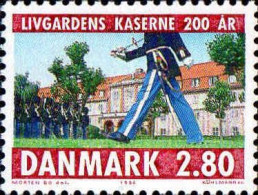 Danemark Poste N** Yv: 867 Mi:864 Bicentenaire Caserne De La Garde Royale - Militaria