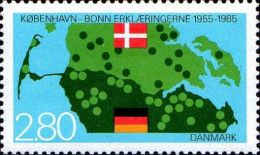 Danemark Poste N** Yv: 832 Mi:829 Déclaration Bonn-Copenhague - Stamps