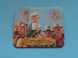 ZICHEM > WITTEFEESTEN 31 Juli - 1 En 2 Augustus 1981 ( Zie / Voir SCAN ) STELLA ARTOIS > België ! - Beer Mats