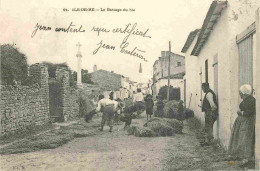 Reproduction CPA - 17 Ile De Ré - Le Battage Du Blé - CPM Format CPA - Voir Scans Recto-Verso - Ile De Ré