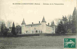 69 - Saint Genis L'Argentière - Château De La Vaisonnière - Voyagée En 1915 - CPA - Voir Scans Recto-Verso - Sonstige & Ohne Zuordnung