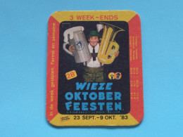28e WIEZE OKTOBER FEESTEN ' 83 ( Zie / Voir SCAN ) Van Roy > België ! - Beer Mats