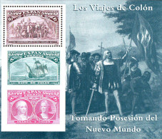 Espagne Bloc N** Yv: 52 Mi:47 Tomando Posesion Del Nuevo Mundo - Christopher Columbus