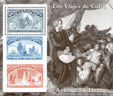 Espagne Bloc N** Yv: 51 Mi:46 Los Viajos De Colon Avistando Tierra - Christopher Columbus