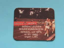 KESSEL-LO - 5000 M. Leuven Boudewjnstadion 1980 / LAC ( Zie / Voir SCAN ) STELLA ARTOIS > België ! - Beer Mats