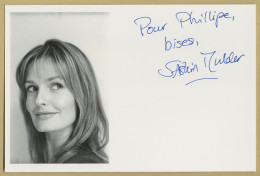 Saskia Mulder - Dutch Actress - Rare In Person Signed Photo - Brussels 2006 - Acteurs & Toneelspelers