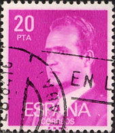 Espagne Poste Obl Yv:2061 Mi:2309 Ed:2396 Juan-Carlos Ier Profil (Beau Cachet Rond) - Usati