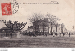 A25-33) LIBOURNE - ROUTE DE CASTILLON ET RUE FRANÇOIS CONSTANT - ANIMEE - HABITANTS - EN 1911 - Libourne