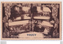 A4-89) TOUCY - MULTIVUES - EN 1942 - ( 2 SCANS ) - Toucy