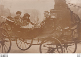 A14-75) PARIS - CARTE PHOTO - LE 13/1/1919 - RECEPTION - LA REINE DES BELGES ET MME POINCARRE  - ( 2 SCANS ) - Receptions