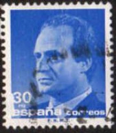 Espagne Poste Obl Yv:2497 Mi:2762 Ed:2879 Juan-Carlos Ier Profil (Obl.mécanique) - Royalties, Royals